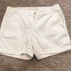 White j.crew shorts